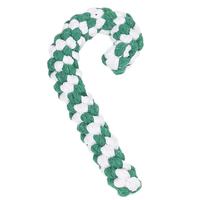 Jouet à mâcher pour chien en corde de coton écologique - Durable, cadeau de Noël et du Nouvel An, jeu interactif