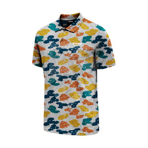 Nouvelle mode INS Golf d'été pour hommes pour polos imprimé sur mesure à manches courtes respirant doux tricoté matériel OEM ODM usine - Product Image 3