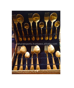 Juego de cubiertos de acero inoxidable hechos a mano de La India, cubiertos, tamaños personalizados para varias ocasiones, entrega rápida, Exportación para bodas - Product Image 1