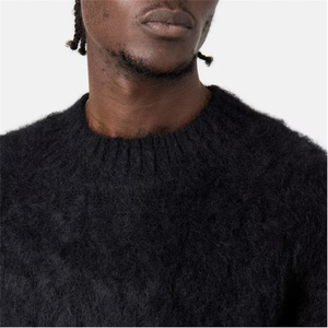 Fournisseur en gros d'usine de sweatshirts à col rond uni personnalisés en vrac OEM Fournisseur de sweatshirts pour entraînement sportif Vente en gros - Product Image 4