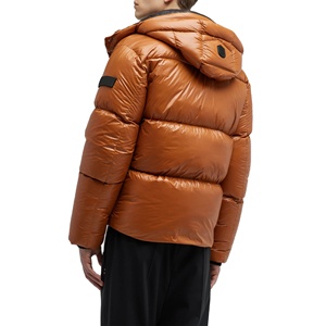 Dernière veste matelassée de haute qualité, veste matelassée en duvet, fabricant professionnel, veste matelassée personnalisée avec capuche, manteaux noirs - Product Image 3