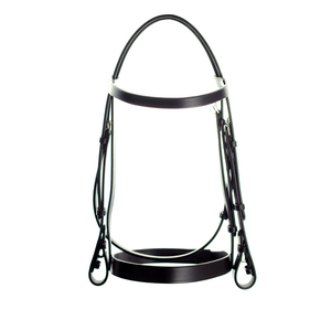 Tachuela de equitación de liberación rápida para caballete de cuero marrón occidental de alta calidad para carreras con logotipo personalizado brida ecuestre - Product Image 6