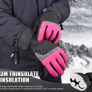 Waterproof Outdoor Unisex Touchable <b>Skiing</b> <b>Gloves</b> Windproof Sports Winter <b>Gloves</b> - Product Image 3