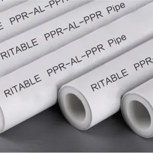 Tubo compuesto multicapa al por mayor PPR Al PPR tubo de agua de fontanería DN20mm/25mm/32mm/40mm/50mm