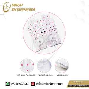 ถุงมือกอล์ฟหนังแกะสำหรับผู้หญิงถุงมือกีฬาเนื้อนุ่มแบบไม่มีนิ้วกันลื่น - Product Image 4