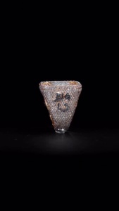 Luxury 925 Sterling <b>Silver</b> VVS Moissanite Diamond Cocktail <b>Ring</b> Hip Hop Luxury <b>Statement</b> Party Wear <b>Ring</b> - Product Image 4