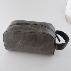 Bolso de cuero genuino Unisex Color gris Diseño especial Bolso de cuero Bolso de mano-Hecho en Turquía - Product Image 3