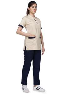 Uniformes d'hôtellerie pour femmes, blouses médicales à la mode, uniformes d'infirmière, vente en gros, blouses à manches courtes, ensembles - Product Image 3