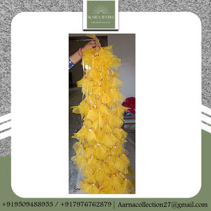 Guirnaldas Decorativas de Flores Artificiales Gota para Bodas, Borlas de Red, Decoración de Patio, Escenario, Diwali y Templos para Decoración del Hogar - Product Image 2