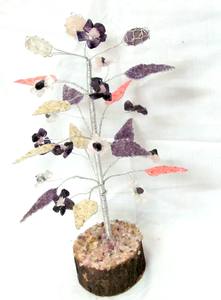 Piedra semipreciosa artesanal Seven Chakra Chips Piedras Árbol - Product Image 3