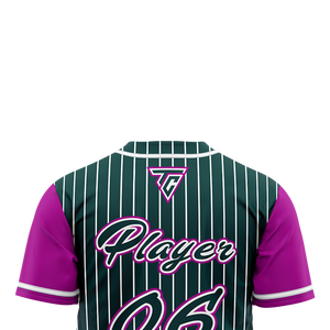 Sweat-shirt de baseball personnalisé pour homme avec nom d'équipe, pour impression par sublimation thermique, maille respirante, broderie, tenue de softball - Product Image 5