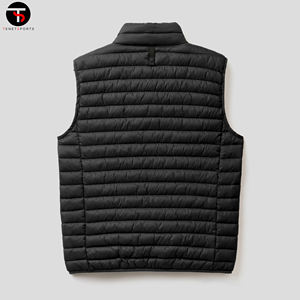 Gilet à bulles d'hiver personnalisé de haute qualité pour hommes Polyester respirant pour gilet confortable par temps froid - Product Image 6