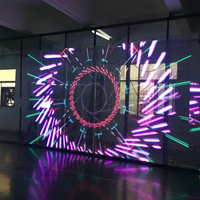 Gráficos Animados de Alto Impacto para Pantallas LED Transparentes a Todo Color |   Pantalla LED P3.91 para Interiores, Ideal para Escaparates, Eventos Comerciales