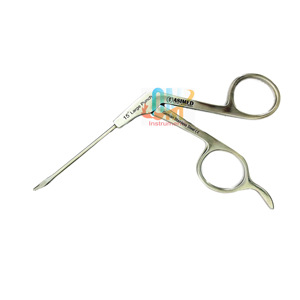 Pince droite pour arthroscopie main-poignet, grande perforation, 2,7 mm, pointe à 15 degrés, acier inoxydable de qualité médicale, réutilisable, certifiée CE/ISO - Product Image 3