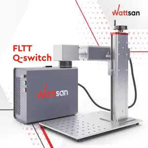 Wattsan Fl Tt 20W 30W 50W Jpt Mopa Desktop Fiber Laser Graveur Machine Lasermarkering Machines
