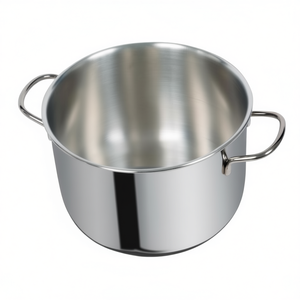 Wok de Acero Inoxidable Metalsomma de 22 cm con Acabado Cromado Pulido 152 PLUS y Características Adicionales - Product Image 2