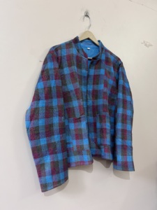 Chaqueta Kantha Hecha a Mano, Estilo Vintage, Camisa de Algodón Cosida a Mano, Estilo Boho - Product Image 3