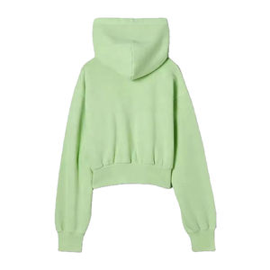 Women's Solid Hooded Sweatshirt and <b>Above</b> Knee Short Pants Streetwear Two-Piece Set Breathable Polyester/Cotton - Product Image 4