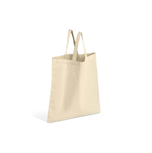 Exportateur indien de sacs fourre-tout en toile de coton de haute qualité, couleur crème, pour cadeaux et shopping, avec logo personnalisé - Product Image 1