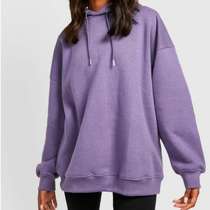 Patrón personalizado Mujeres Oversize Pullover Bordado Carta Imprimir Sudadera Lazy Casual Raglan Mangas Sudadera con capucha para la venta - Product Image 1
