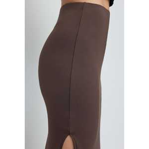 กระโปรงทรงเอ midi สไตล์เรียบง่าย เอวธรรมชาติ ดีไซน์ผูกเชือก ลายสัตว์ ทรงเอ็มไพร์ เหมาะสำหรับใส่ทำงาน ใส่ลำลอง ฤดูใบไม้ผลิ ผ้า PU คอร์ดูรอย ลายดอกไม้ - Product Image 4