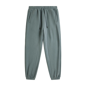 Pantalon de jogging unisexe vintage en coton épais délavé à l'acide, taille mi-haute avec cordon de serrage, couleur unie, écologique, grande taille, respirant - Product Image 6