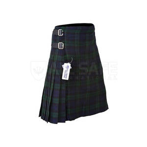 Kilts híbridos escoceses para hombre, ropa de calle de tendencia inspirada en el diseño plisado de tartán, ropa de moda europea moderna - Product Image 1