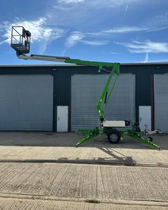Plataforma elevadora diésel económica de 33.17m de altura de elevación, capacidad de 7000kg, tipo cherry picker, con control hidráulico. - Product Image 5