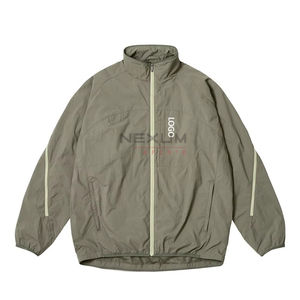 แจ็กเก็ตกันน้ำสำหรับผู้ชายเสื้อโค้ชแจ็คเก็ตมีฮู้ดแนวลำลองน้ำหนักเบา - Product Image 1