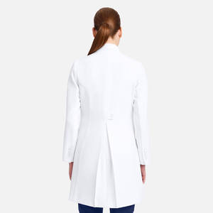 Blouses de médecin personnalisées OEM pour femmes, blouses blanches de qualité supérieure, tenues de travail pour médecins et infirmières, blouses de laboratoire - Product Image 5