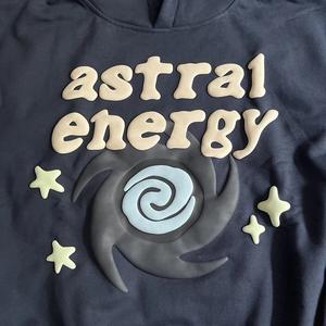 Fabriqué dans le meilleur matériel personnalisation hommes bouffée impression sweats à capuche léger pull à capuche pour hommes imprimé surdimensionné hommes sweats à capuche - Product Image 5