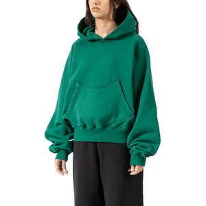 Sudadera con capucha informal de gran tamaño para mujer Heavyweight 500 Plus Gsm Plane Hoodies Grueso Cálido Sudadera con capucha y sudadera de Invierno para mujer - Product Image 3