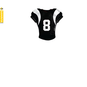 Camisetas de Fútbol Americano Personalizadas de Secado Rápido, 100% Poliéster, Manga Corta, Impresión por Transferencia de Calor, Servicio OEM, Precio Bajo al por Mayor - Product Image 2