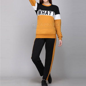 Ensemble de survêtements d'hiver pour femmes, 2 pièces, en tissu doux, pour l'extérieur, écologique, léger, prix de gros, dernier design - Product Image 5