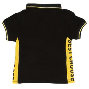 Camiseta Polo de Manga Corta para Niños - Negra - Product Image 2