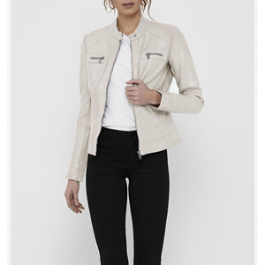 Veste en cuir véritable matelassée respirante d'hiver de haute qualité à manches longues pour femmes, tenue décontractée, longueur régulière, prix raisonnable - Product Image 5