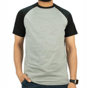 T-shirts col rond 100% coton pour homme T-shirt vierge LOGO à impression personnalisable avec motif de lettres - Product Image 1