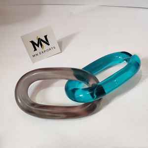 Cadena de Eslabones de Resina Transparente de Gran Tamaño, Colorida, Hecha a Mano, para Decoración de Paredes, Proyectos de Bricolaje, Separador de Ambientes, Cortina - Product Image 3