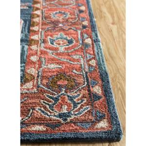 Alfombras de Lana Tejidas a Mano Mythos Blue, Alfombras Boho Jaipur para el Hogar, para Entrada, Dormitorio, Pasillo, Rectangulares con Diseño de Medallón - Product Image 4