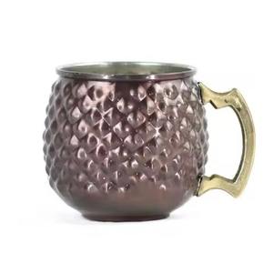 Taza de cobre dorado de alta calidad, perfecta para regalar casas sofisticadas y uso lujoso diario - Product Image 2