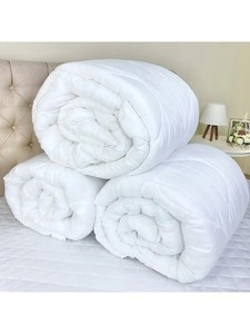 Edredón de tela de algodón de alta calidad con patrón bordado, edredón impreso para dormitorio para uso doméstico, Hotel, funda de cama de fibra de silicona - Product Image 2