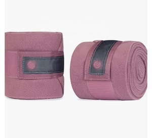 Wraps de polo de cheval en polaire douce de haute qualité Logo personnalisé Bandage de jambe de cheval Bottes de cheval en gros - Product Image 2