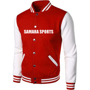 Chenille bordado invierno Varsity béisbol bombardero manga de cuero Letterman Varsity chaquetas para hombres - Product Image 2