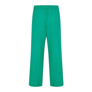 <span class=keywords><strong>Pantaloni</strong></span> da <span class=keywords><strong>donna</strong></span> a vita alta a gamba larga <span class=keywords><strong>in</strong></span> <span class=keywords><strong>lino</strong></span> <span class=keywords><strong>con</strong></span> <span class=keywords><strong>elastico</strong></span> <span class=keywords><strong>in</strong></span> vita - Product Image 3
