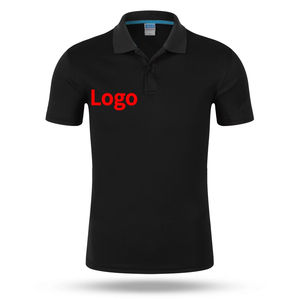 Polos en polyester pour hommes de haute qualité et confortables, logo brodé personnalisé, motif uni, vêtements de sport, polos décontractés, mode maison - Product Image 3