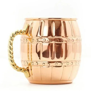 Vajilla de Metal de la Mejor Calidad con Textura Martillada de Color Rojo, Tazas y Vasos de la India a un Precio Impresionante - Product Image 5