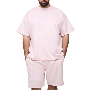 Conjunto Casual de Verano para Hombre de Dos Piezas: Camiseta Lisa y Pantalones Cortos, con Logotipo Personalizable, Ligero, Atuendo de Verano 2026 - Product Image 2