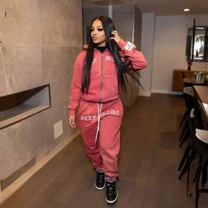 Unisex Red Acid Wash Sweatpants Streetwear Joggers with Elastic Waist Premium Heavyweight Fleece Casual <b>Lounge</b> <b>Pants</b> - Product Image 6