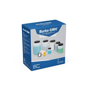 Botellas de Laboratorio Redondas de Cuello Ancho, Duraderas y de Alta Calidad de Burkle GmbH, Diseño en Caja - Product Image 2
