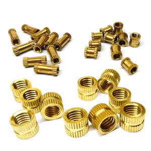 Ecrous d'insertion en laiton personnalisables de haute qualité avec filetage M3 et finition polie Multi Micro Insert directement de l'exportateur indien supérieur - Product Image 5